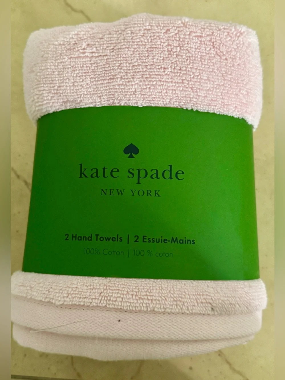 Kate Spade New York Pale Pink Towel Set New